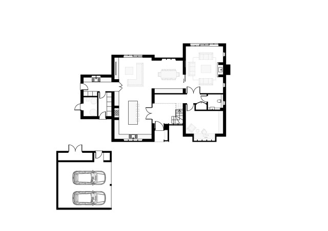 Plot 2 Ground floor plan bell mills